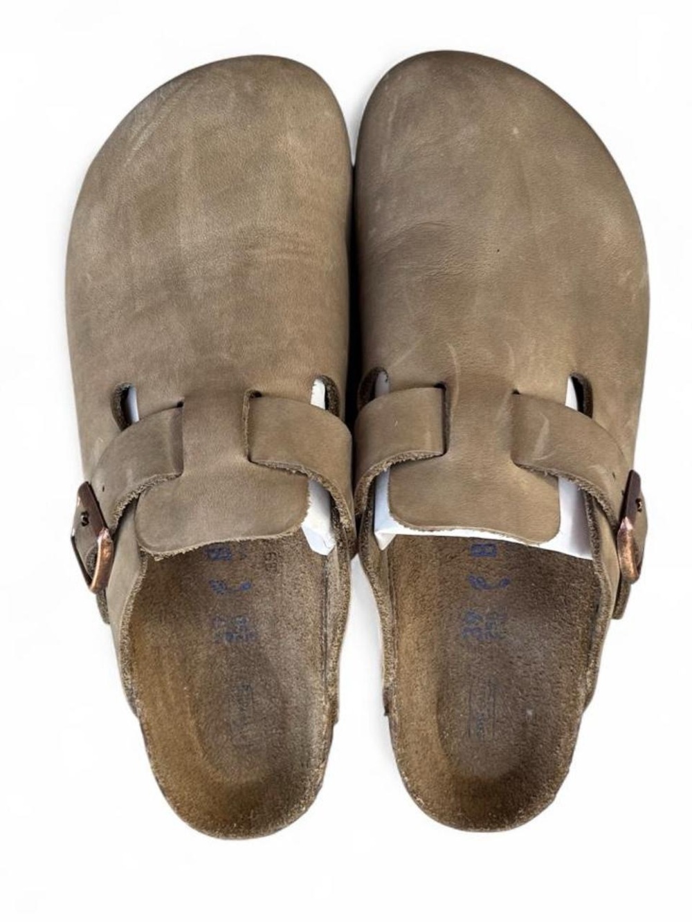 Birkenstock Boston Tobacco Oiled Leather Clogs EU 39 Narrow Women’s 8